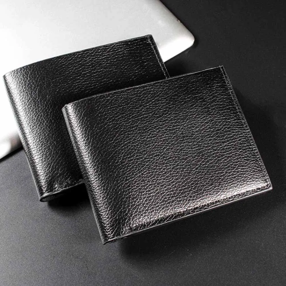 Multi Card Slot Card Holder Multi Card Slots Short Men's Cash Purse Men'S Short Wallet PU Leather PU Leather Men's Wallet - Image 5