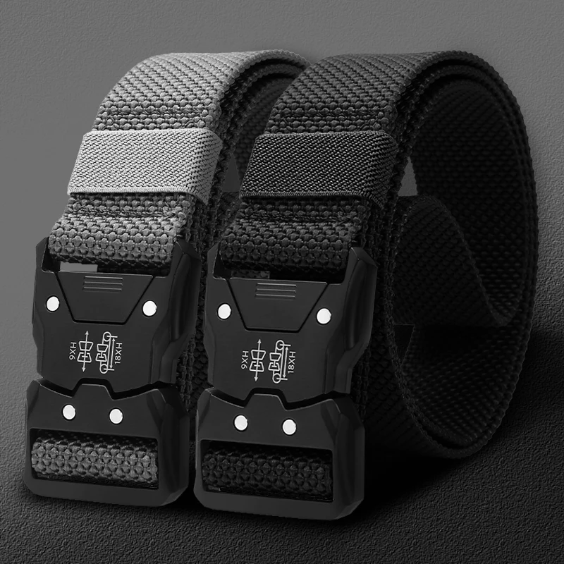 Tactical Waist Belt - Durable Automatic Buckle, Perfect for Outdoor Adventures, Unisex Accessories for Men and Women - Image 4