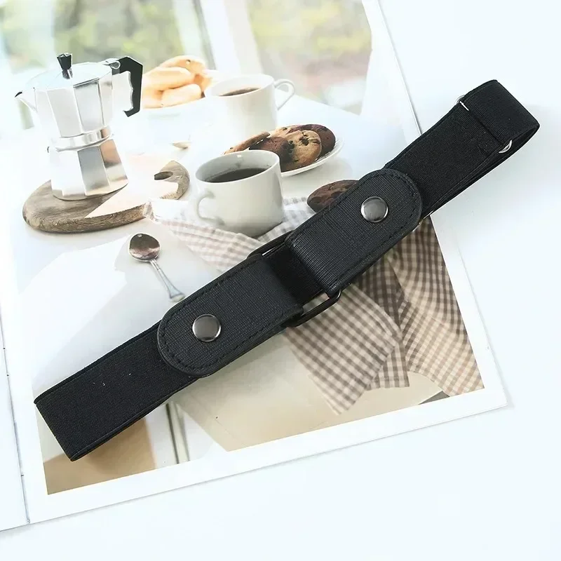2024 Canvas Adjustable Elastic Waist Band Invisible Belt Buckle-Free Belts for Women Men Jean Pants Dress No Buckle Easy To Wear - Image 5