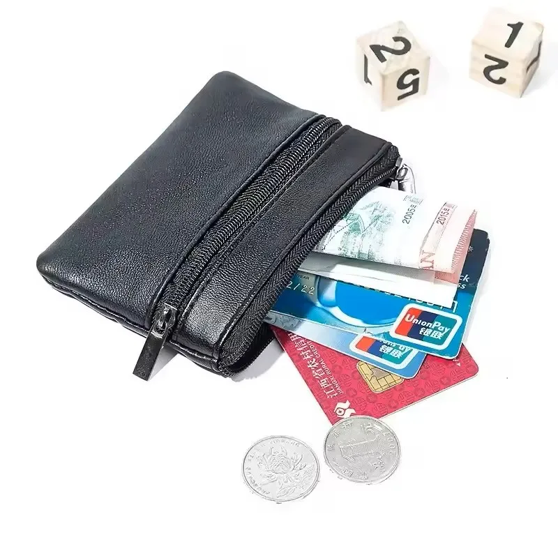 Women Men Coin Purse Men Small Bag Wallet Change Purses Zipper Money Bags Children Mini Wallets Leather Key Holder carteira - Image 5