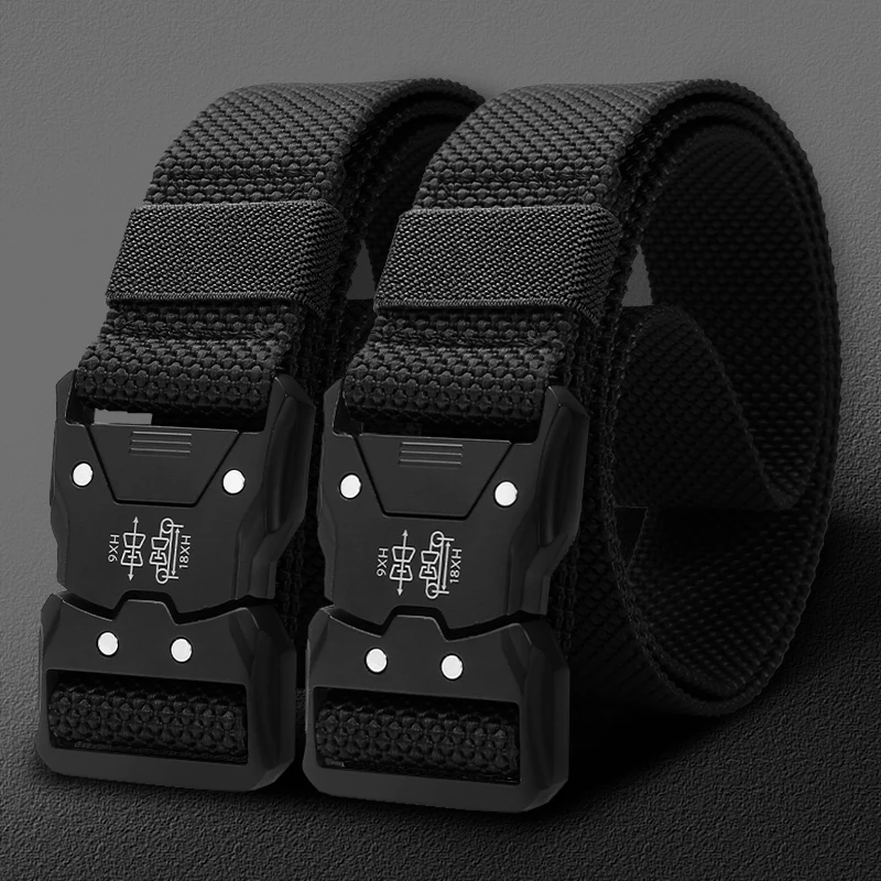 Tactical Waist Belt - Durable Automatic Buckle, Perfect for Outdoor Adventures, Unisex Accessories for Men and Women - Image 6