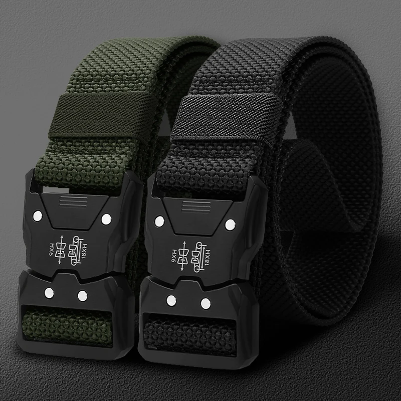 Tactical Waist Belt - Durable Automatic Buckle, Perfect for Outdoor Adventures, Unisex Accessories for Men and Women - Image 5