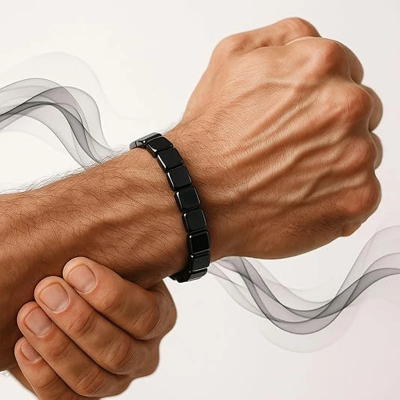 Hematite Bracelet For Men Reclaim Your Edge Confidence Natural Hematite Stone Beaded Stretch Healing Bracelets Gift Jewelry - Image 5