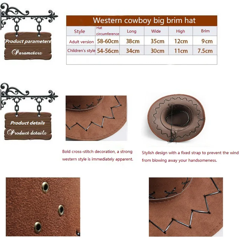 Bride Cowboy Hat Chapeau Cowgirl Hat Cowboy Accessories Cowboy Hat Woman NZM02 - Image 3