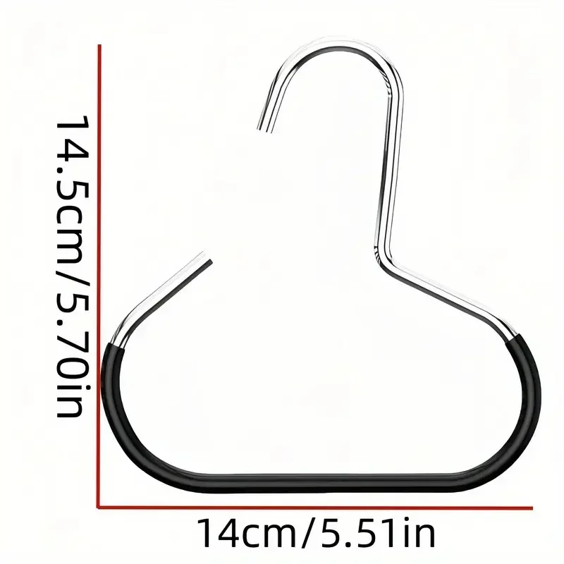 5pcs Baseball Cap Hat Rack Organizer Stainless Steel Hat Hanger Hanging Cap Holder Non-Slip Wall Mount Hook Organizer for Caps - Image 2