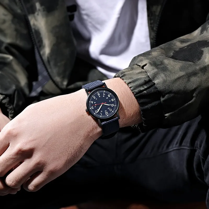 2023 Fashion Men Watches Luxury Brand Fashion Mens Quartz Watch Luminous Hands Male Clock Big Dial Waterproof Man Wristwatch - Image 3